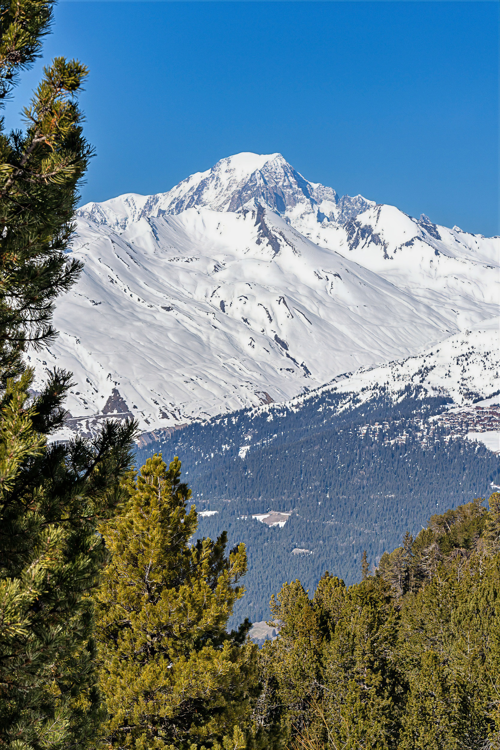 Panorama de montagne depuis Arc 2000